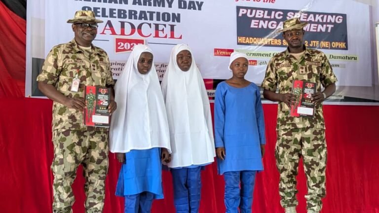 Army Woos Students with Career Opportunities at Yobe NADCEL Event
