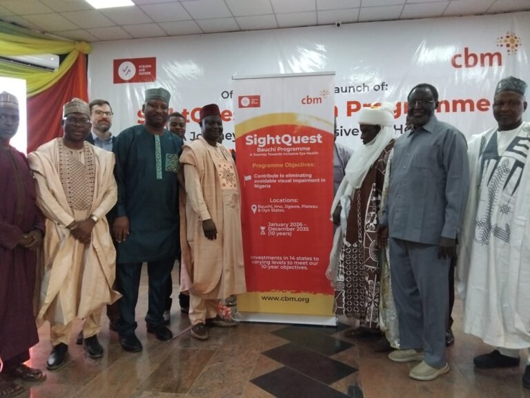 Bauchi lunch SightQuest programme to tackle preventable blindness