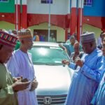 Buni Presents Cars to 17 APC LG Chairmen in Yobe