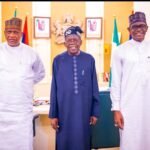 Tinubu meets Buni, Gaidam on Yobe development, security